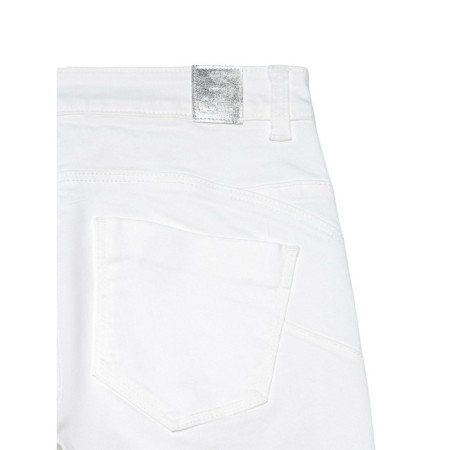 Women's jeans with a high landing CONTE ELEGANT SKINNY, size L, color White-6