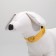 Collar with backlight size S, Osh 35-43 x 2.5 cm, 3 glow modes yellow