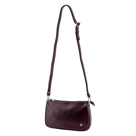 Cross-Bodi bag, lightning department, burgundy color 16x25x3cm-1