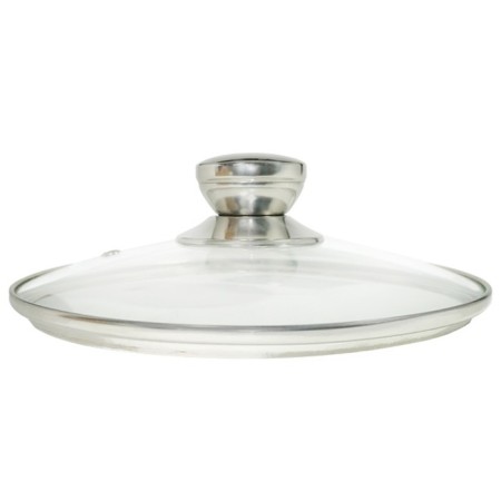 Glass cover Panairo Chrome, with a lid, d = 22 cm-3