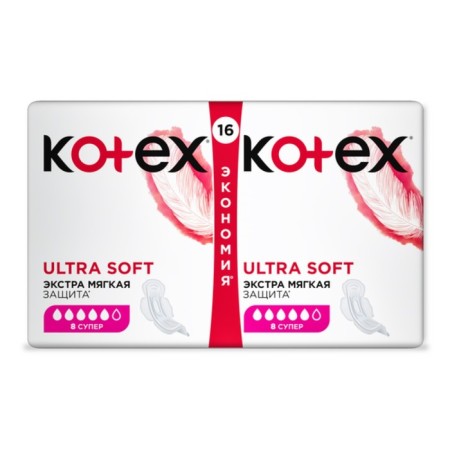 Gaskets Kotex ultra Soft Super, 16 pcs.-2