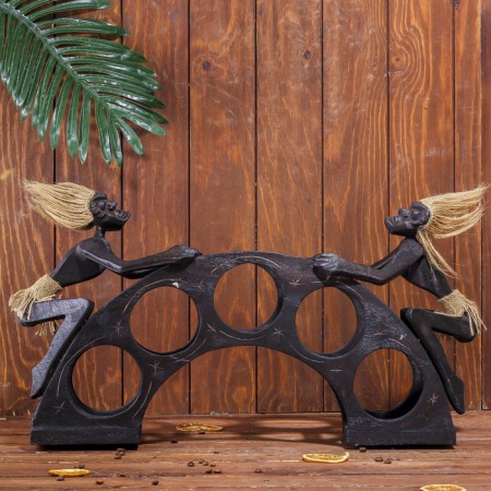Souvenir stand for the bottles "Aborigines on the bridge" 32x60x15 cm-2