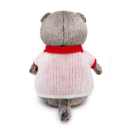 Soft toy "Basik", in a sweater with a heart, 19 cm-2