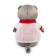 Soft toy "Basik", in a sweater with a heart, 19 cm