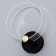 Sconces "quorum" LED 8W 3000-6000K Black 25x20x6cm