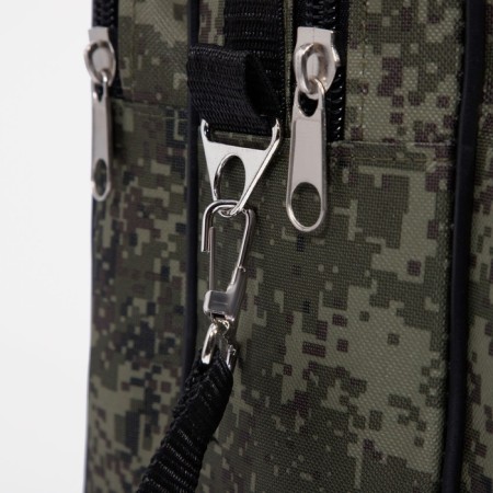 Male bag, "ZFTS", green color-4