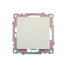 1-clavy switch (mechanism), 250V, 10A, Catherine series, GLS10-7105-01, white