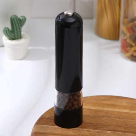Electric mill for spices Magistro Soft, with backlight, black color-1