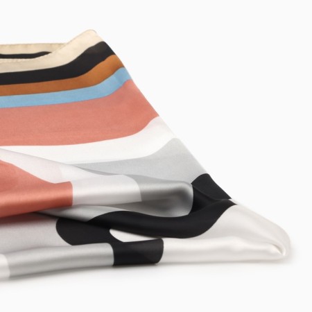 Women's scarf minku rr 70*70 cm, col. grey-1