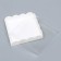 Box for cookies, white, 15 x 15 x 3 cm