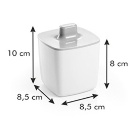 Organizer for storing cotton sticks and disks Lagoon, Small-1