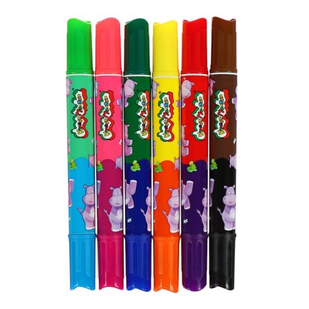 Flomasters 12 colors "Kalyak-Malyak", bilateral-1