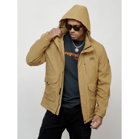 Sports male jacket, size 56, beige color-10