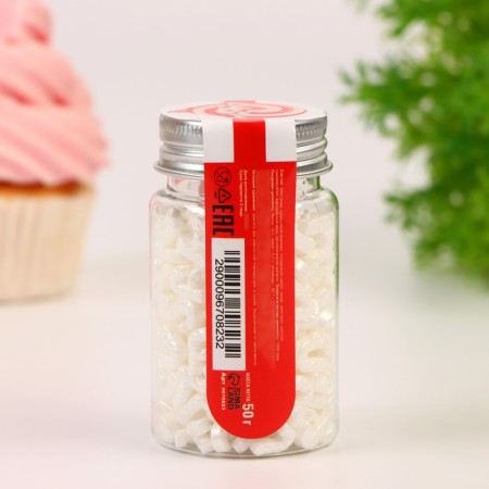 Conlyting Sprinking "Trost", White, New Year, 50 g-2