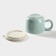 Ceramic mug “Smiling Cat”, 450 ml, blue color