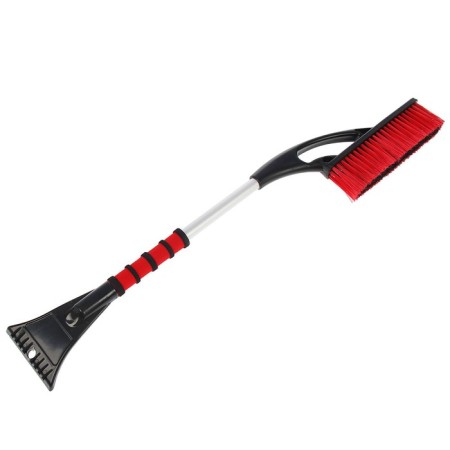 Brush STAT, with a scrap, soft handle, fluffy bristles, AVS WB-6312, 73 cm