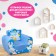 Soft toy-peel "bunnies", blue color