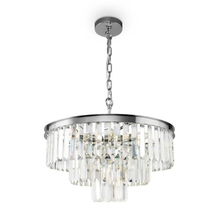 Suspended lamp Maytoni Mod085PL-07CH, 7HE14, 40W, 50x50x115 cm, color chromium