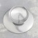 Gadal N "Gadal N" metal per candle, 7.3x3 cm, chrome