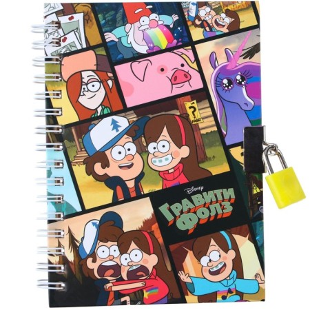 Note book on the lock A6, 50 sheets, gravity farz-5