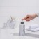 A set of accessories for the bathroom "Marble", 4 items (dispenser, soap dish, 2 glasses)