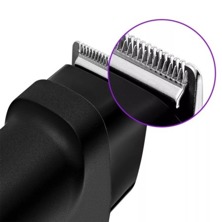 Kitfort Kit-3140-3 hair trimmer, for beard/mustache/nose/ears, from battery, black and blue-3