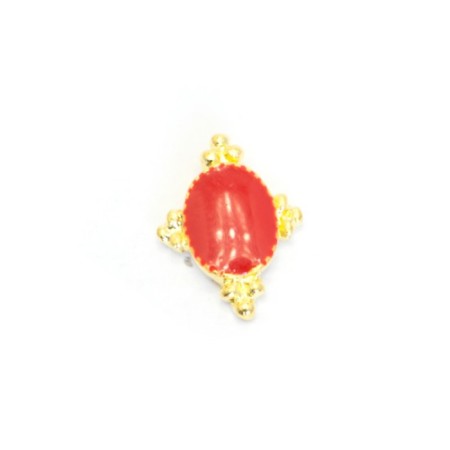 Metal fittings Pole "Red Mirror", 4 pcs