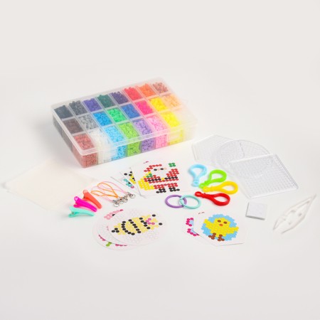 Thermalmodic, 24 colors, 4300 beads, 2 rings, hairpins 3 pcs., Fundamentals 3 pcs., Briters 4 pcs.