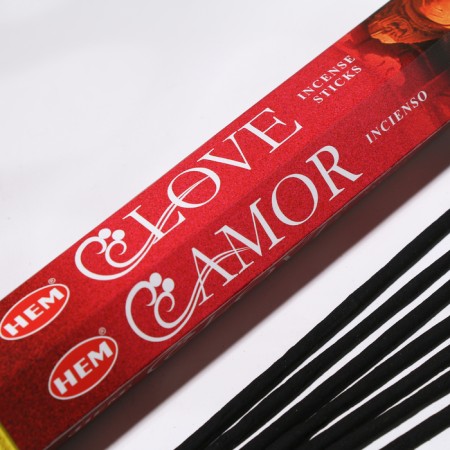 Incense hem "love. Love", 20 sticks in packaging, hexagon-1
