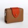 Women's wallet on a magnet, brown color