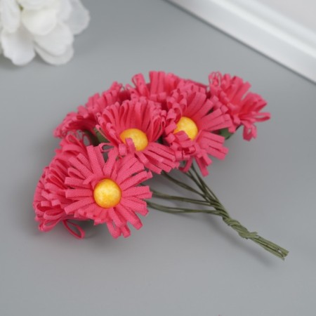 Decorative flower for creativity "chamomile" fuchsia-1