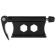 Fastening a bicycle for storage and transportation, aluminum, black color