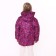 Jacket for girls, raspberry color/stars, height 110-116 cm