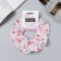 Hair gum "Orbit" Flowers, 12 cm, pink