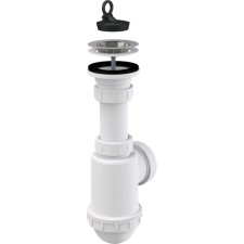Cифон для мойки Alcaplast A441-DN50/40, c решеткой из нержавеющей стали DN=70 мм