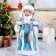 Snow Maiden "Blue fur coat, with a stub" moves, 40 cm