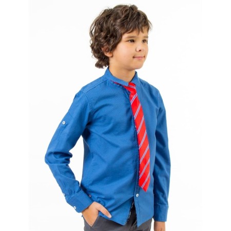 Surchaka upper for ISee boys, height 158-164 cm, blue color-2