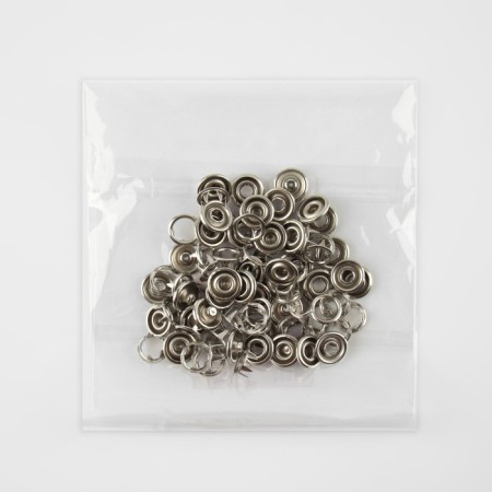 Shirt, open button, d = 7.8 mm, nickel color-2