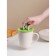 Silicone lid Silicone shares "avocado", d = 10 cm, green color