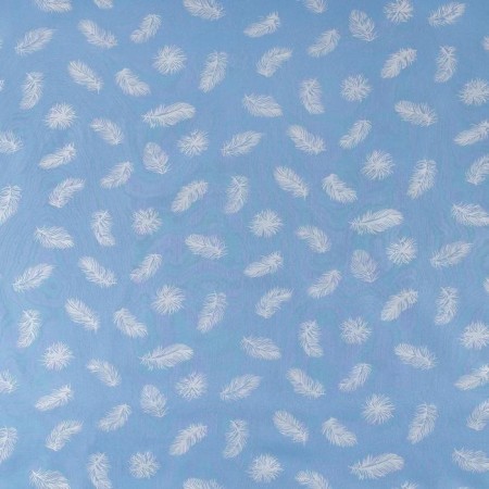 Pillowcase-pillowcase 50x70 cm on lightning feather blue-4