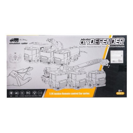 Radio -controlled machine "Fire Service", scale 1:14, 4WD, smoke cannon-8