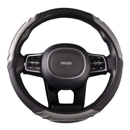 SkyWay Comfort-2, size m, eco-leather, black-gray, s01102062-9