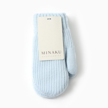 Baby mittens minku, Blue color, 19 cm-3