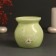 Aroma lamp ceramics "Comfortable" to me light green 7.2x7.2x7.8 cm