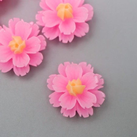 Coboson "Flower", pink color 13 mm