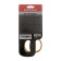 Scissors 16.5 cm, Erichkrause Protector, reinforced, with a cover, gray-orange
