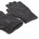 Men's gloves minku is plain, col. Gray, rr 9-10 (22-24 cm)