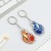 Key keychain 2 pcs "Foxes"