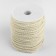 Weaving cord, cotton, d = 5 mm, 50 ± 1 m, without core, white color