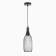 Chandelier "glass" 1x60W E27 black